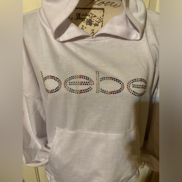 NWT Size Large Bebe Sport Pullover Hooded Sweatshirt - Picture 13 of 16
